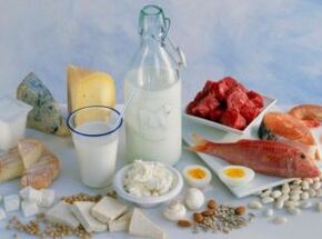 Produkte, die in der Keto-Diät enthalten sind.